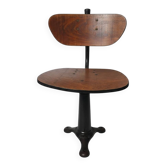 Chaise industrielle en fonte vintate singer 