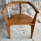 Brutalist tripod armchair - 1950