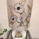 Bedside lamp in sandstone accolay