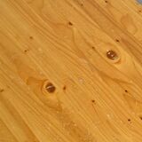 Solid pine bench, Les Arcs 1600, France