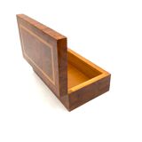 Cendriers en laiton et bois, briquet et boîte à cigares, italie 1970