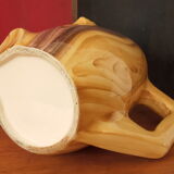 Pichet vallauris en céramique faux bois