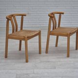 1970s, Danish design by Hans J. Frydendahl, pair of chairs model "Cleopatra".