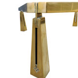 Bronze coffee table by Peter Ghyczy, 1970s