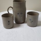 Pitcher and glasses