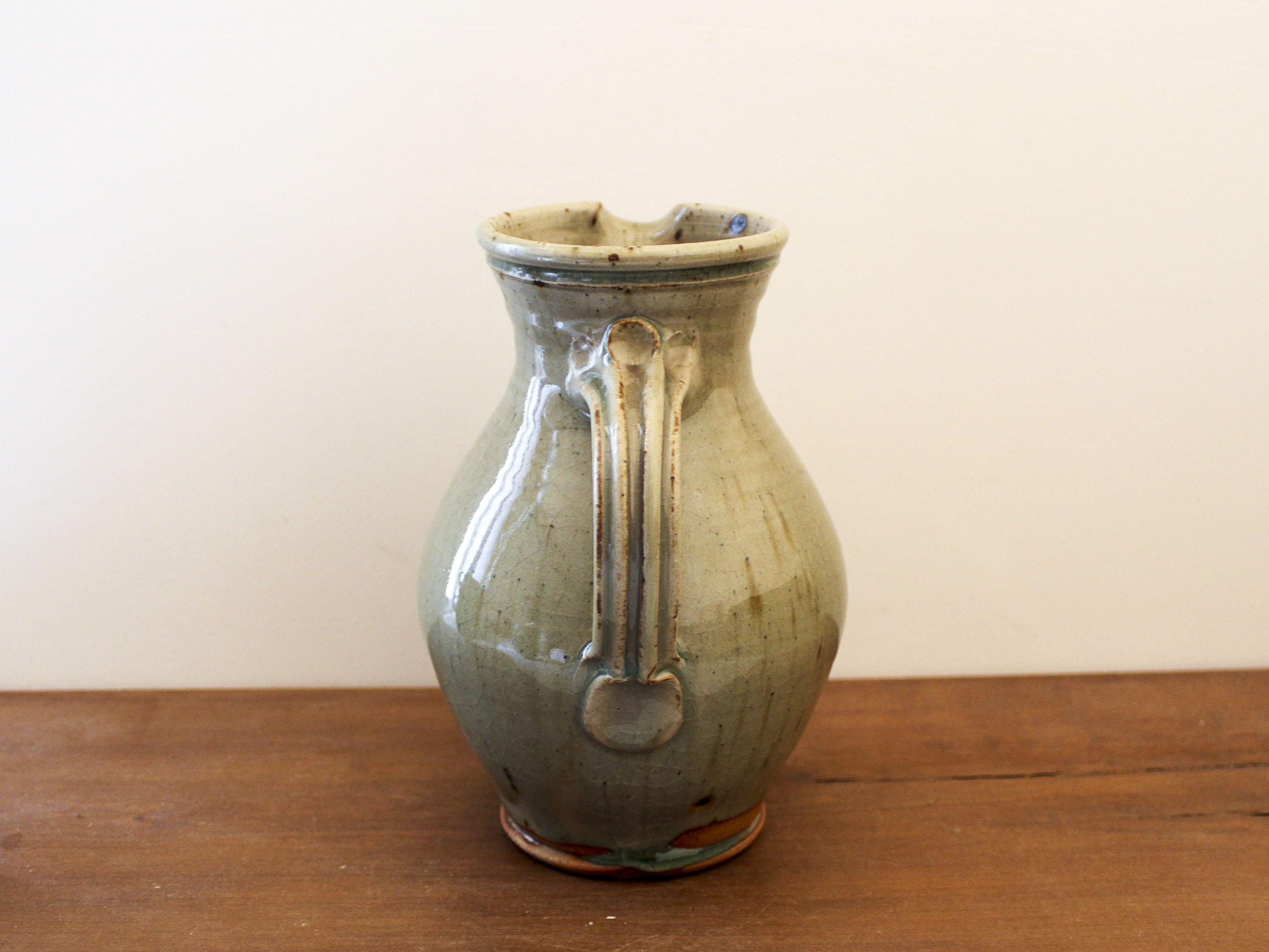 Gustave Tiffoche glazed stoneware cider set