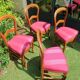 4 chaises Louis Philippe tapissées