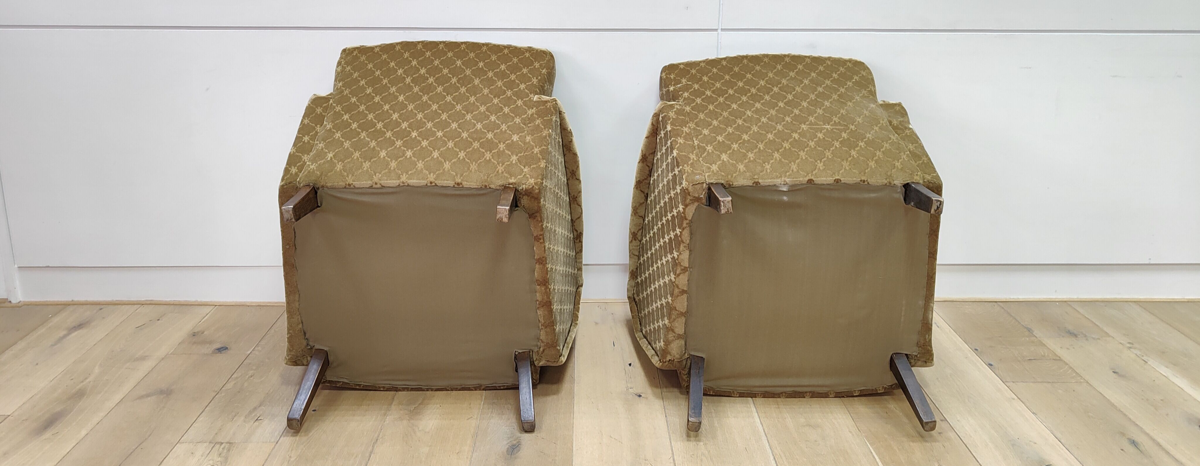 Set of 2 armchairs mid-century