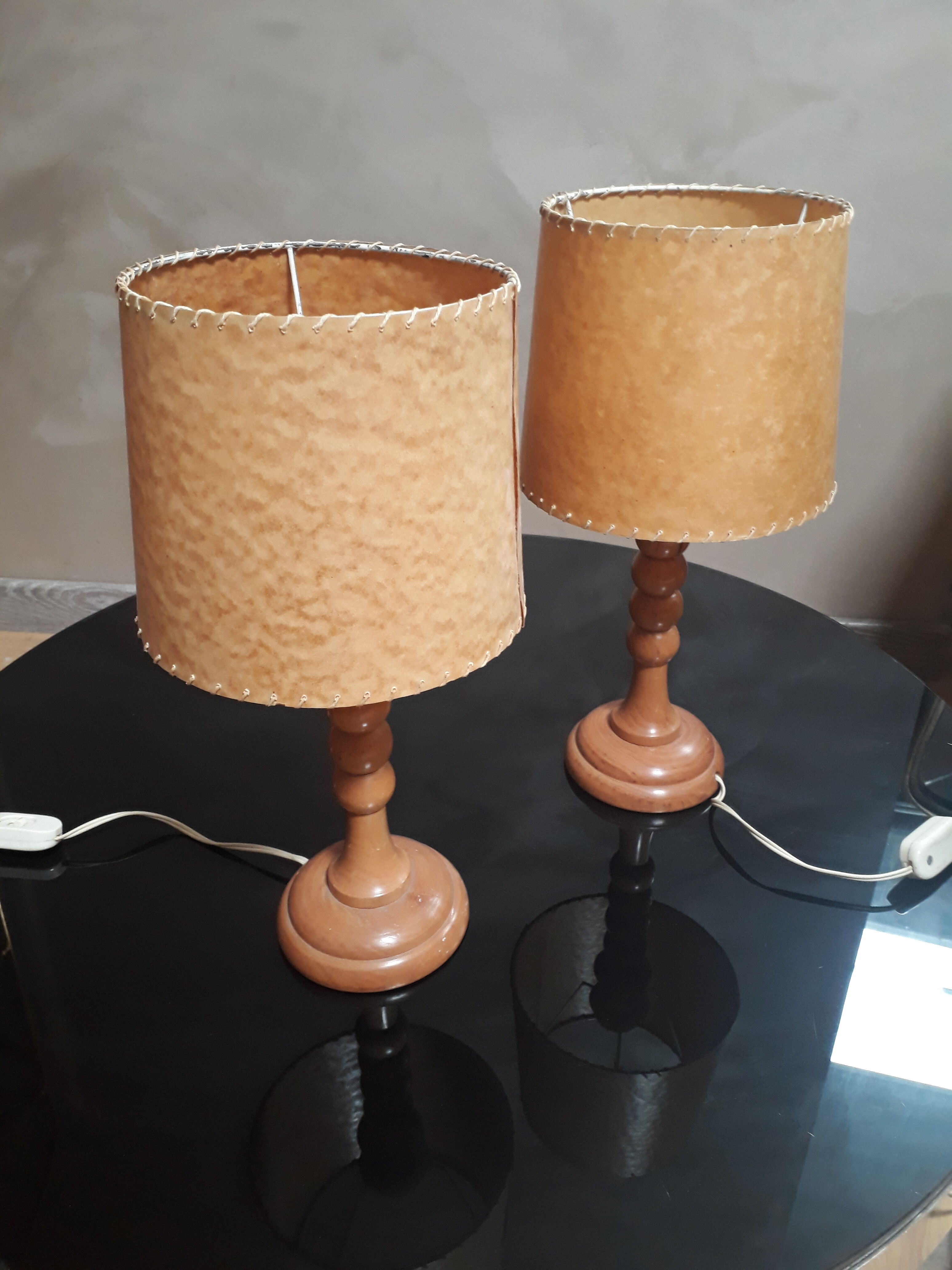 Pair of vintage lamps, 1960s