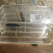 Vintage Plexiglas cigar cellar