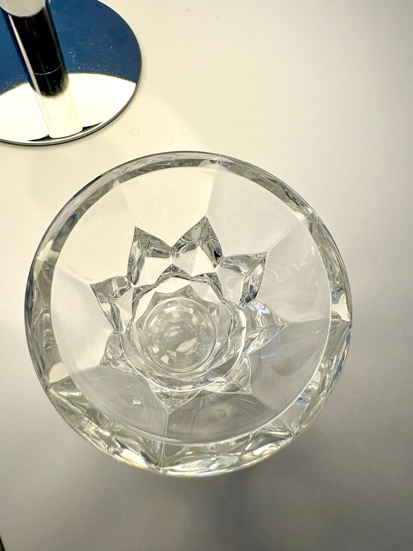 Vase « Villers » en cristal Val Saint Lambert – 1962