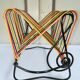 Porte disque vinyle design 1950/1960 scoubidous