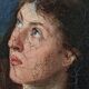 Oil painting Portrait of a woman 19th century