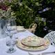 12 antique plates and 1 Royal stafford platter