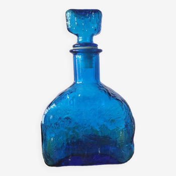 Brutalist-style bumpy decanter