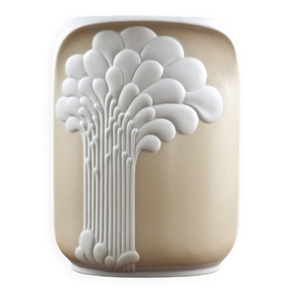 Syrakus vase in two-tone porcelain by Manfred Frey for Kaiser, Germany 1960's
