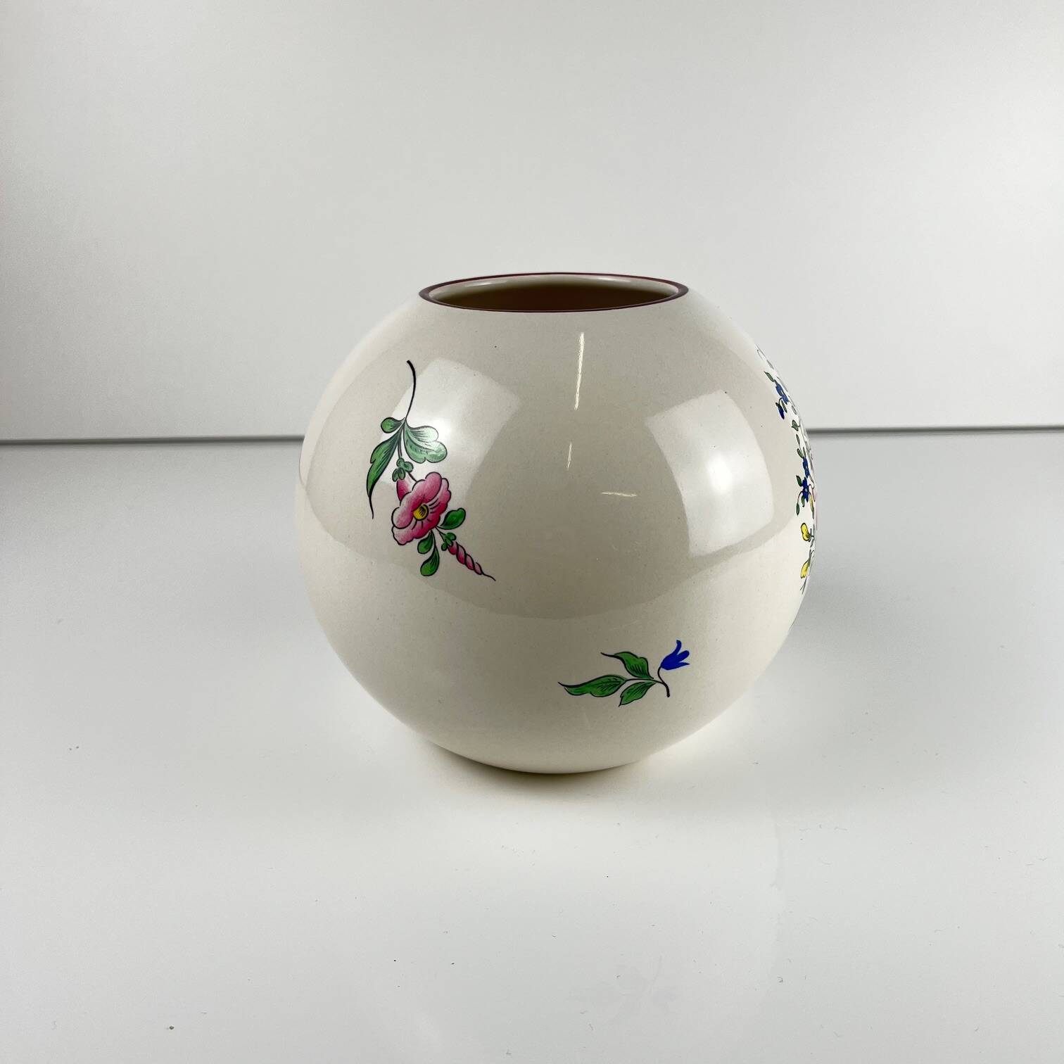 Vase boule KG Lunéville, modèle Réverbère