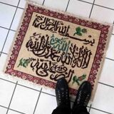 Vintage turkish sivas handmade carpet 61cm x 75cm 1950s