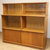 Vintage Oscar bookcase in oak, 1960s