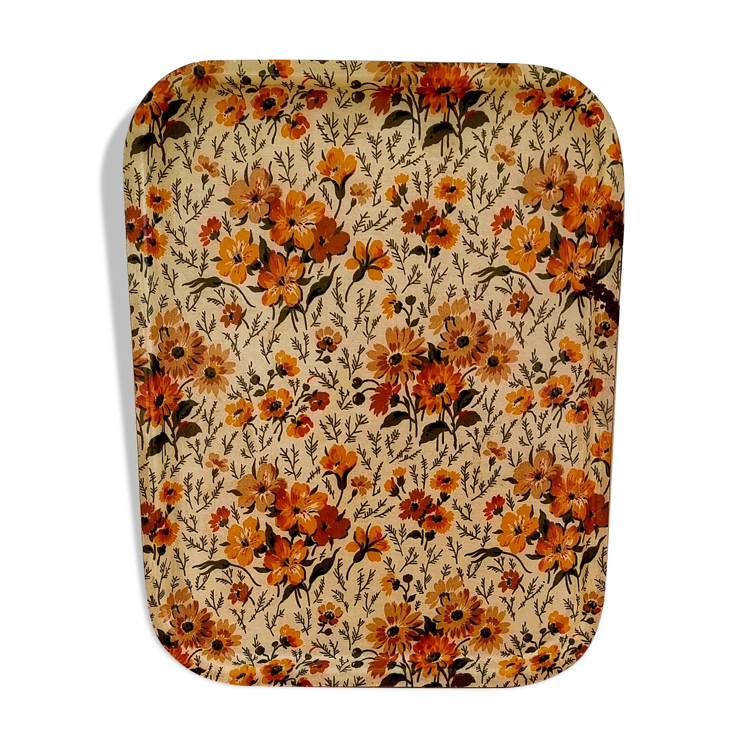 Vintage fiberglass floral top