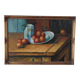 Large vintage painting - Still life after Cézanne