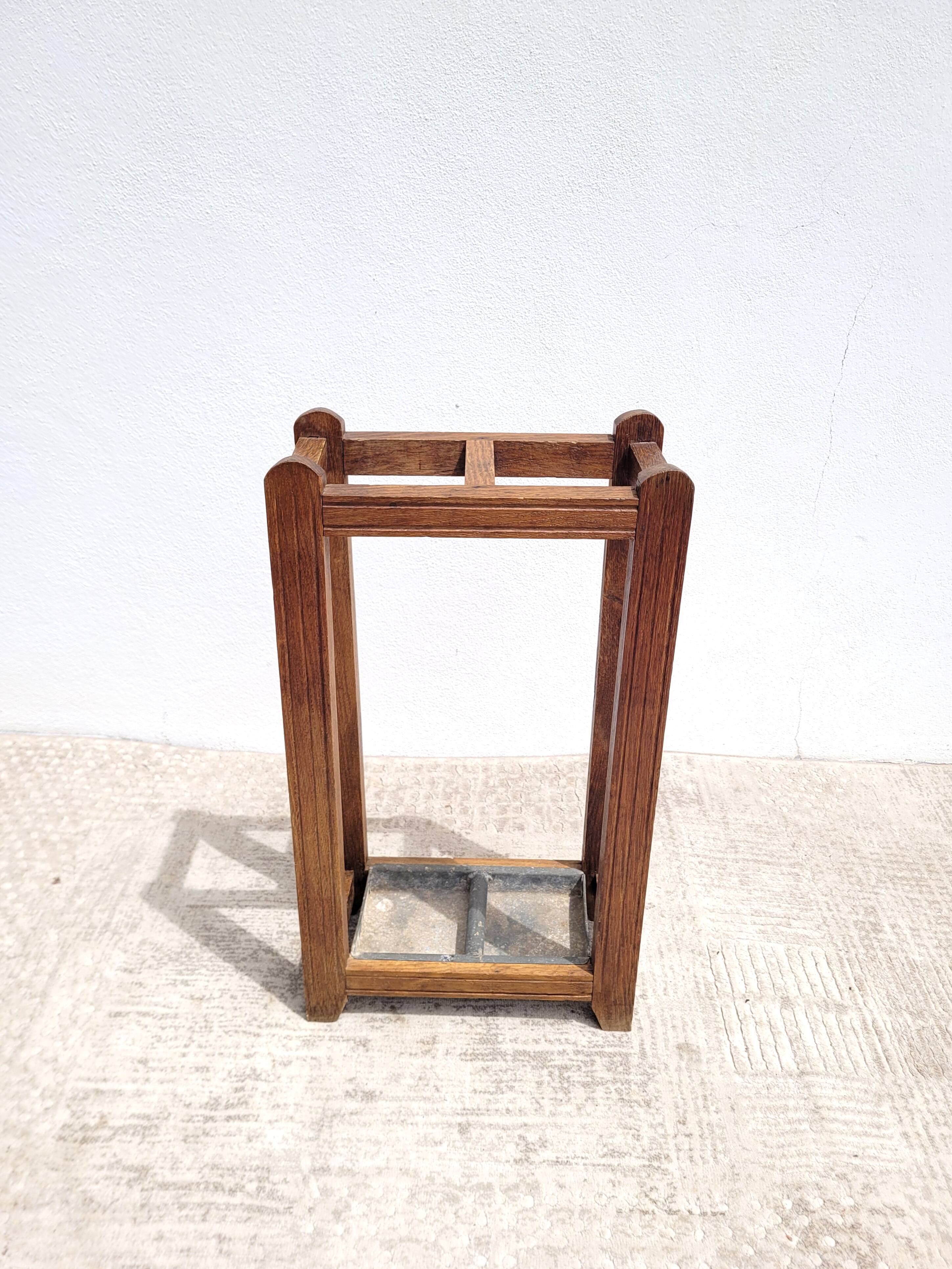 Umbrella holder 1900 oak UK