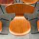 Mid-Century stackable chairs model 3103 Hammer by Arne Jacobsen for Fritz Hansen, Denmark, 1960s, set of 7.