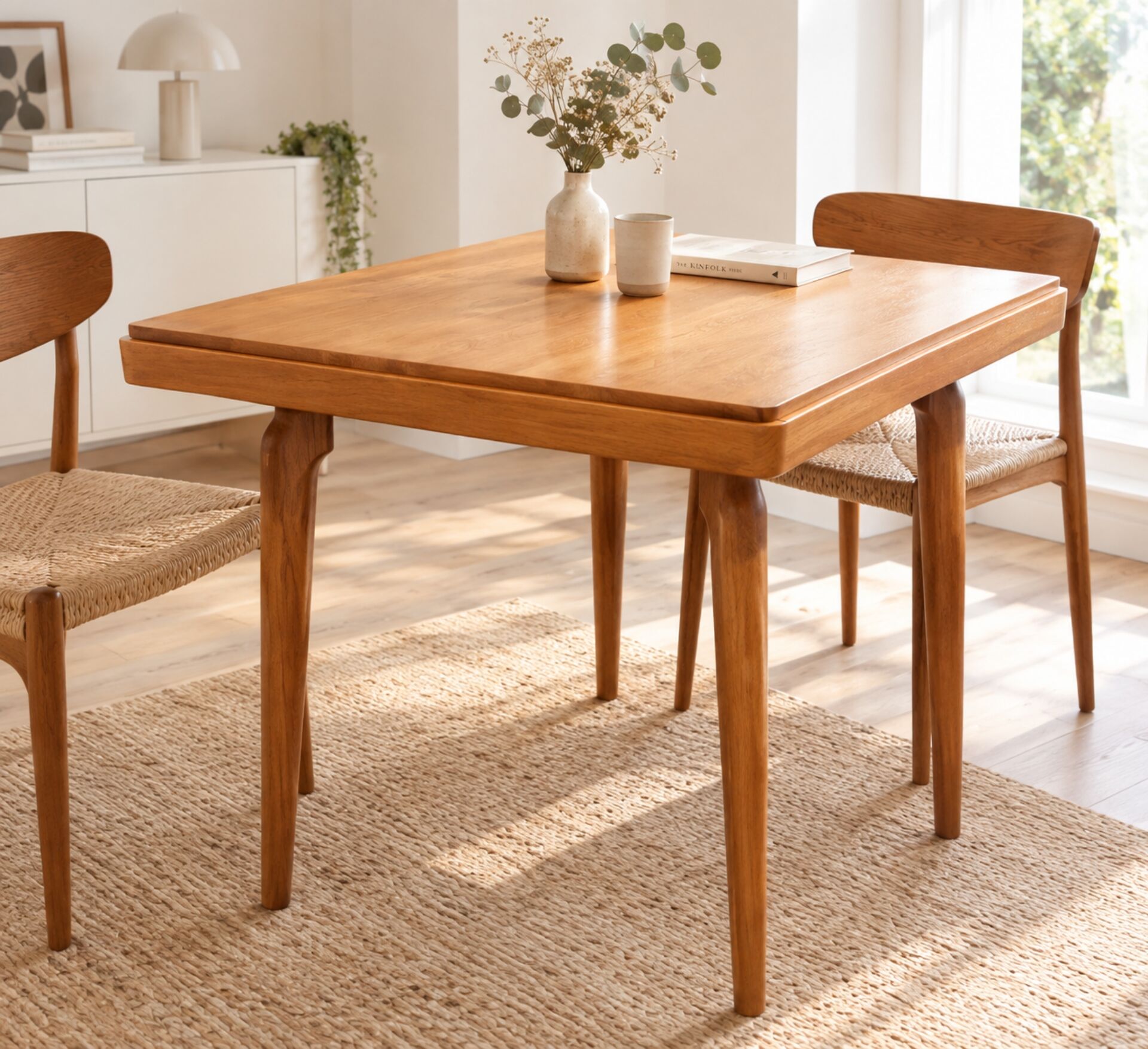 Scandinavian solid oak table