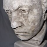 Beethoven's head in plaster