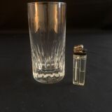 5 St Louis crystal orangeade and whiskey glasses, signed