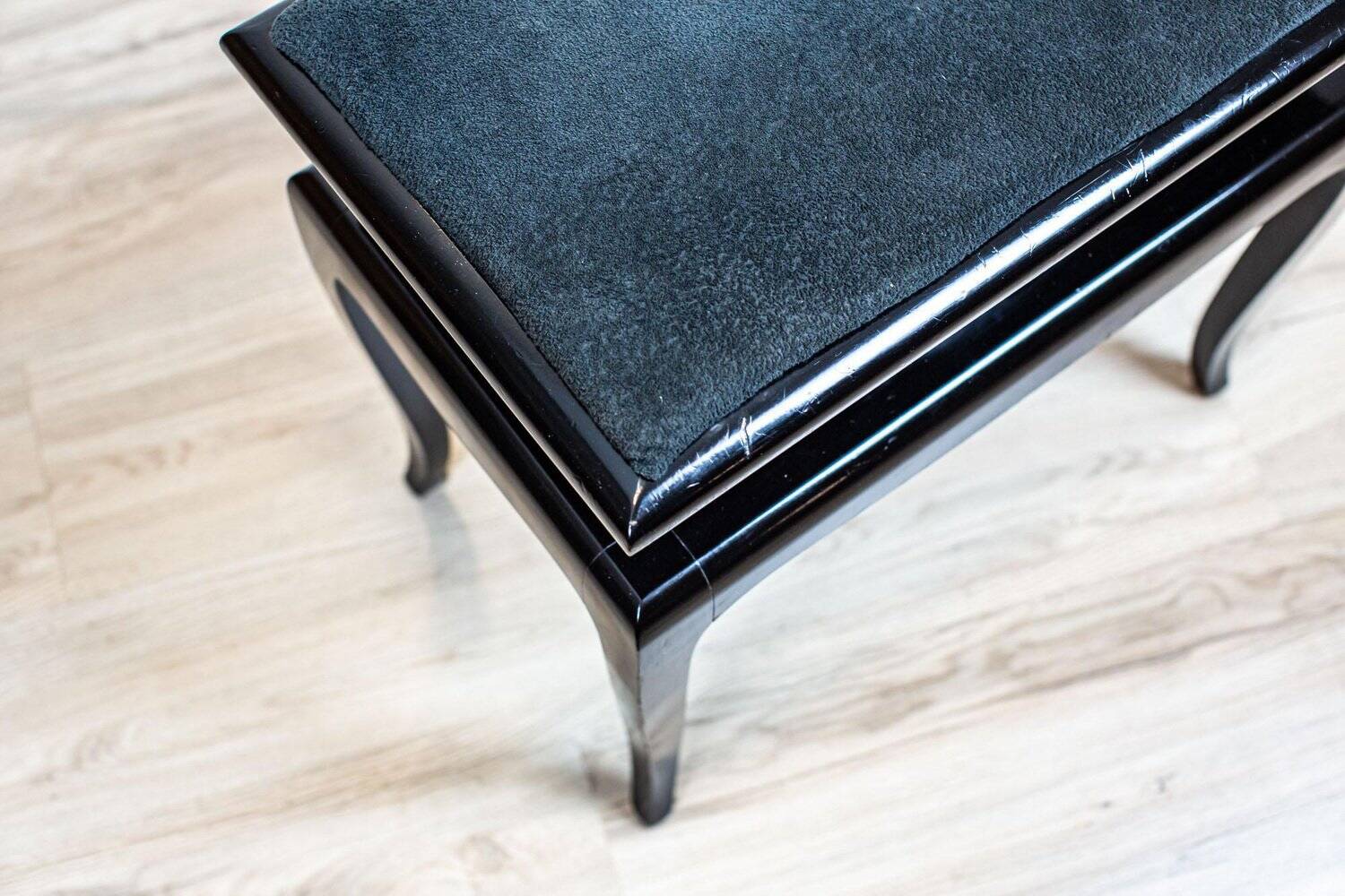 Black Piano Stool, 1950s