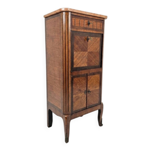 Secrétaire style louis - marqueterie dessus