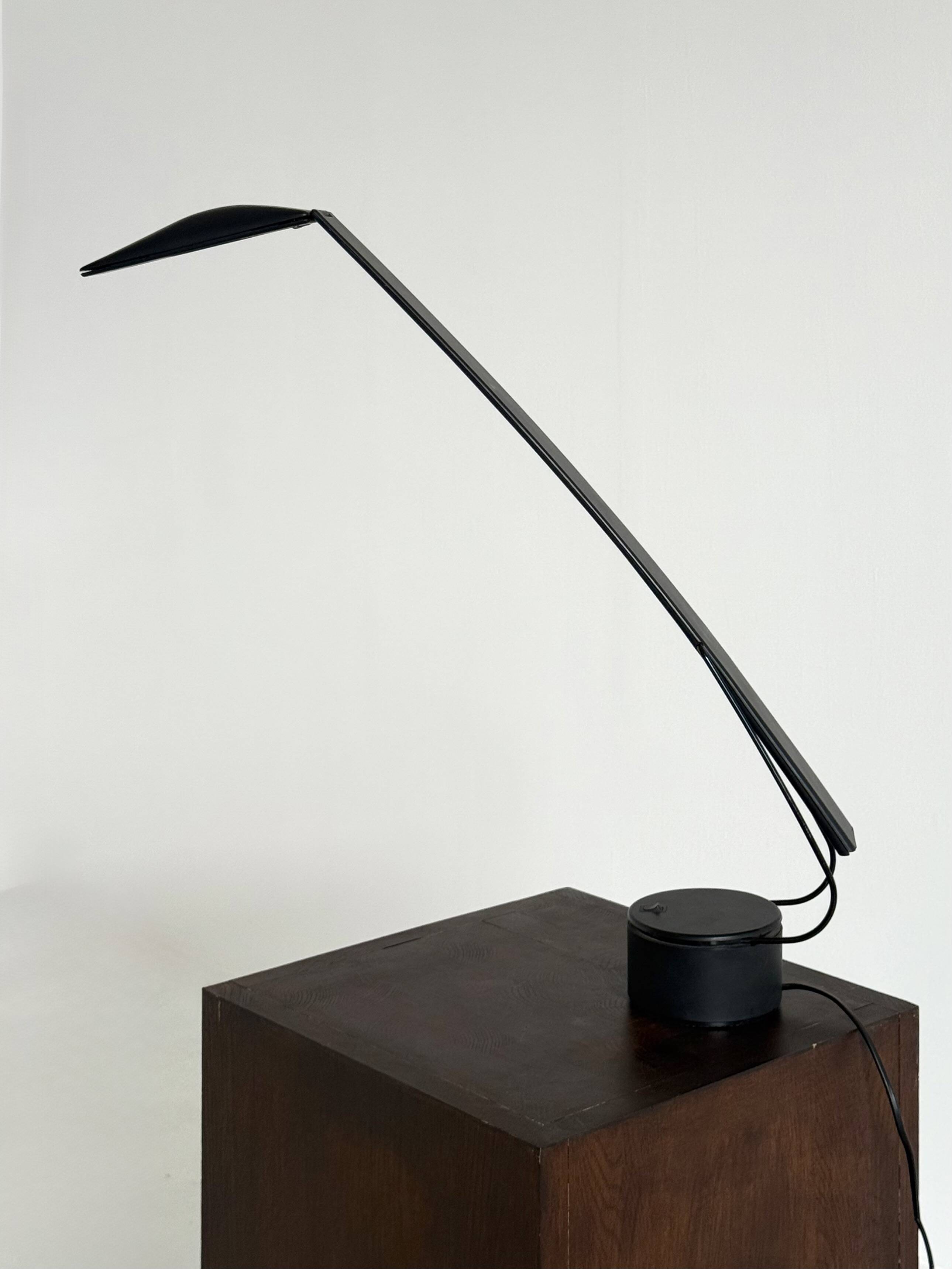 Dove Desk Lamp in Black by Marco Colombo & Mario Barbaglia for PAF Studio