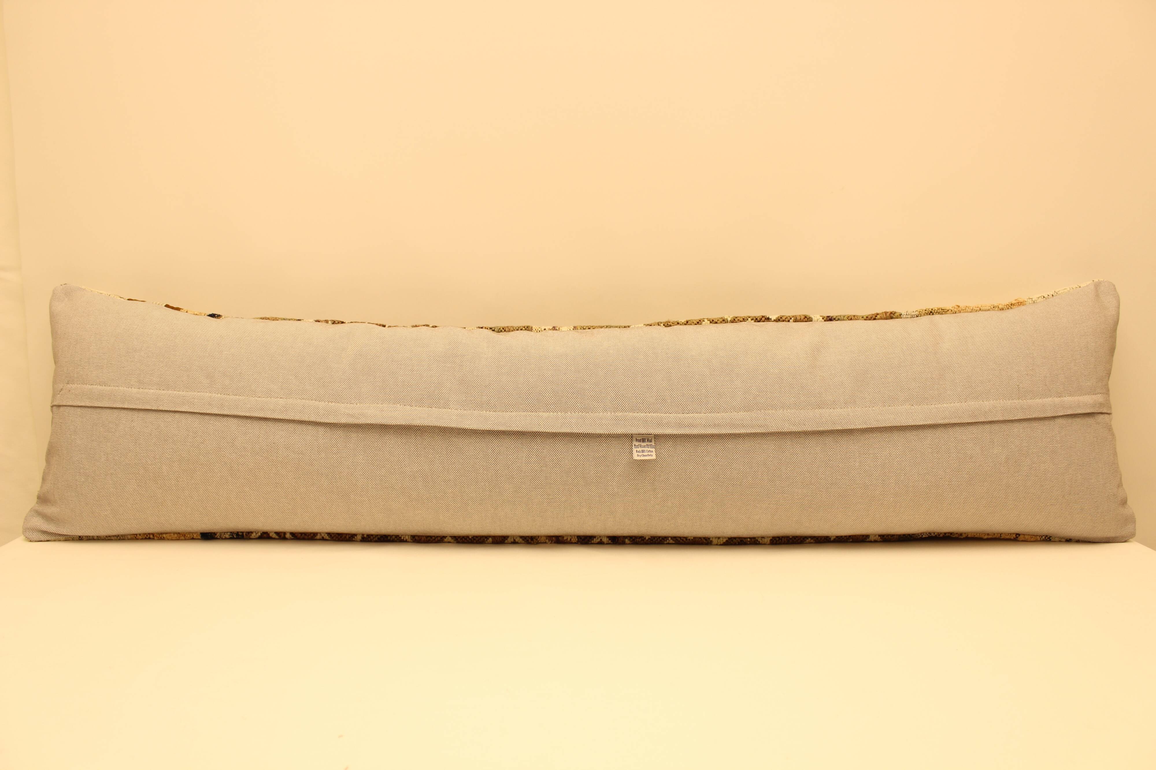 Turkish kilim cushion, 30x120 cm, oy-1358