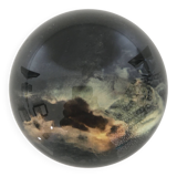 Sulfur paperweight with cloud decor
