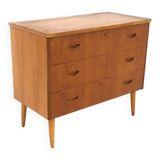 Scandinavian teak chest of drawers, Sweden, 1960