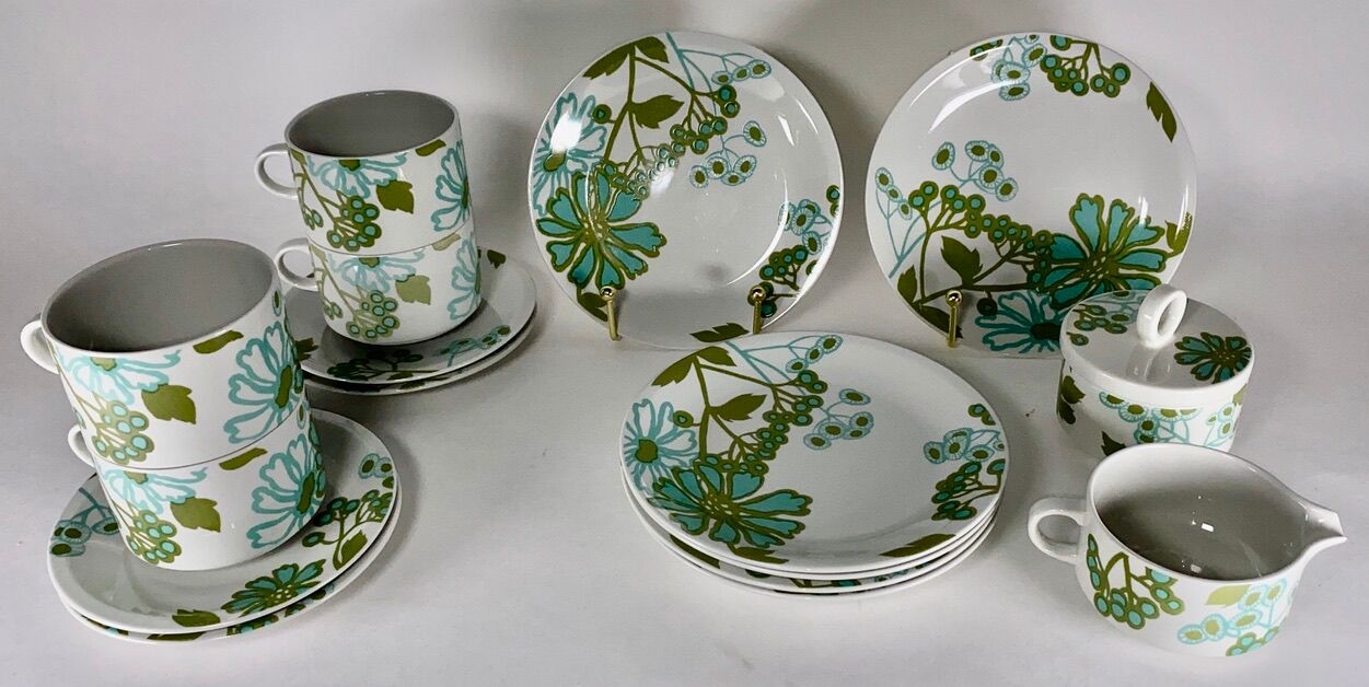 Service Villeroy Boch "Scarlett" design Christine Reuter 1970