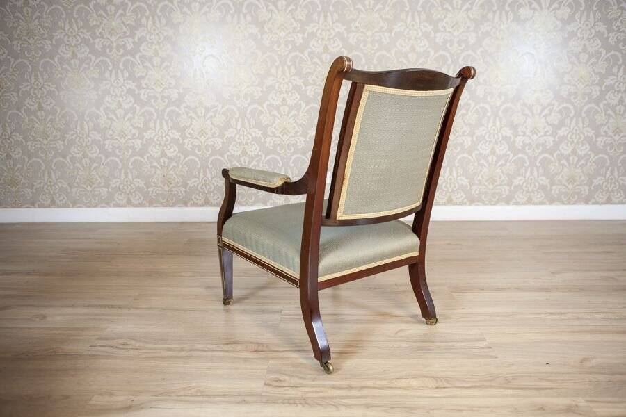 Set of 19th Century English Armchairs in Sheraton Style