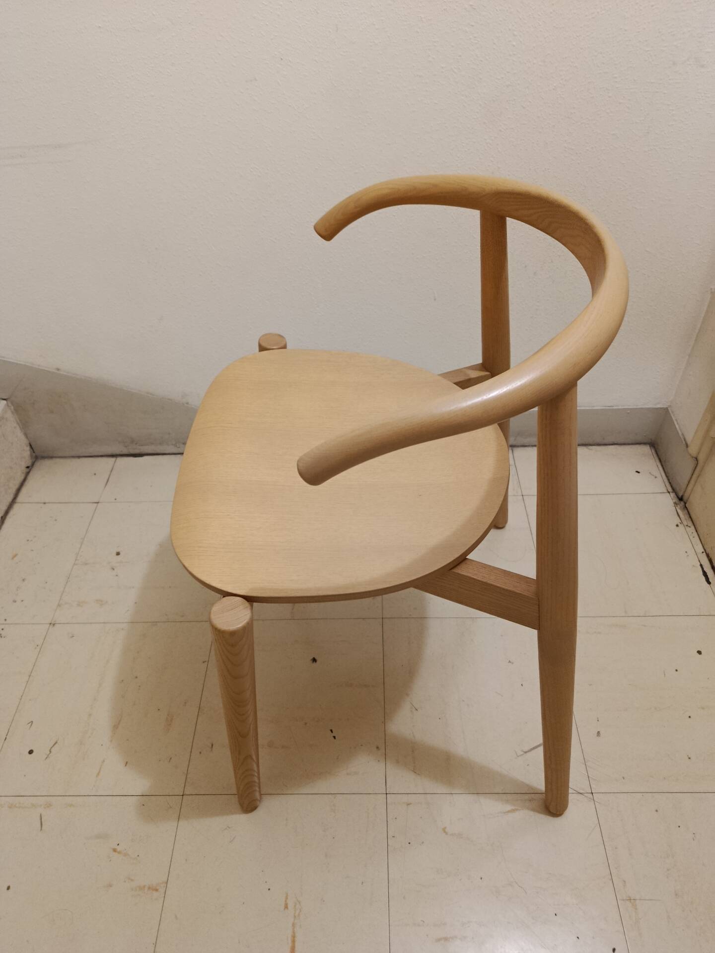 Solid wood design chair