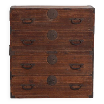 Antique Japanese Tansu Chest – Meiji / Taishō Period (c.1868-1926) #5