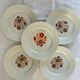 Assiettes seventies en porcelaine de Limoges