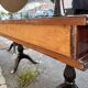 Coiffeuse triptyque vintage 1960s en acajou– signée G. Blouin Nantes