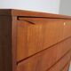 Mid-Century Modern Danish Chest of Six Drawers, Tallboy in Teak, Denmark, 1960