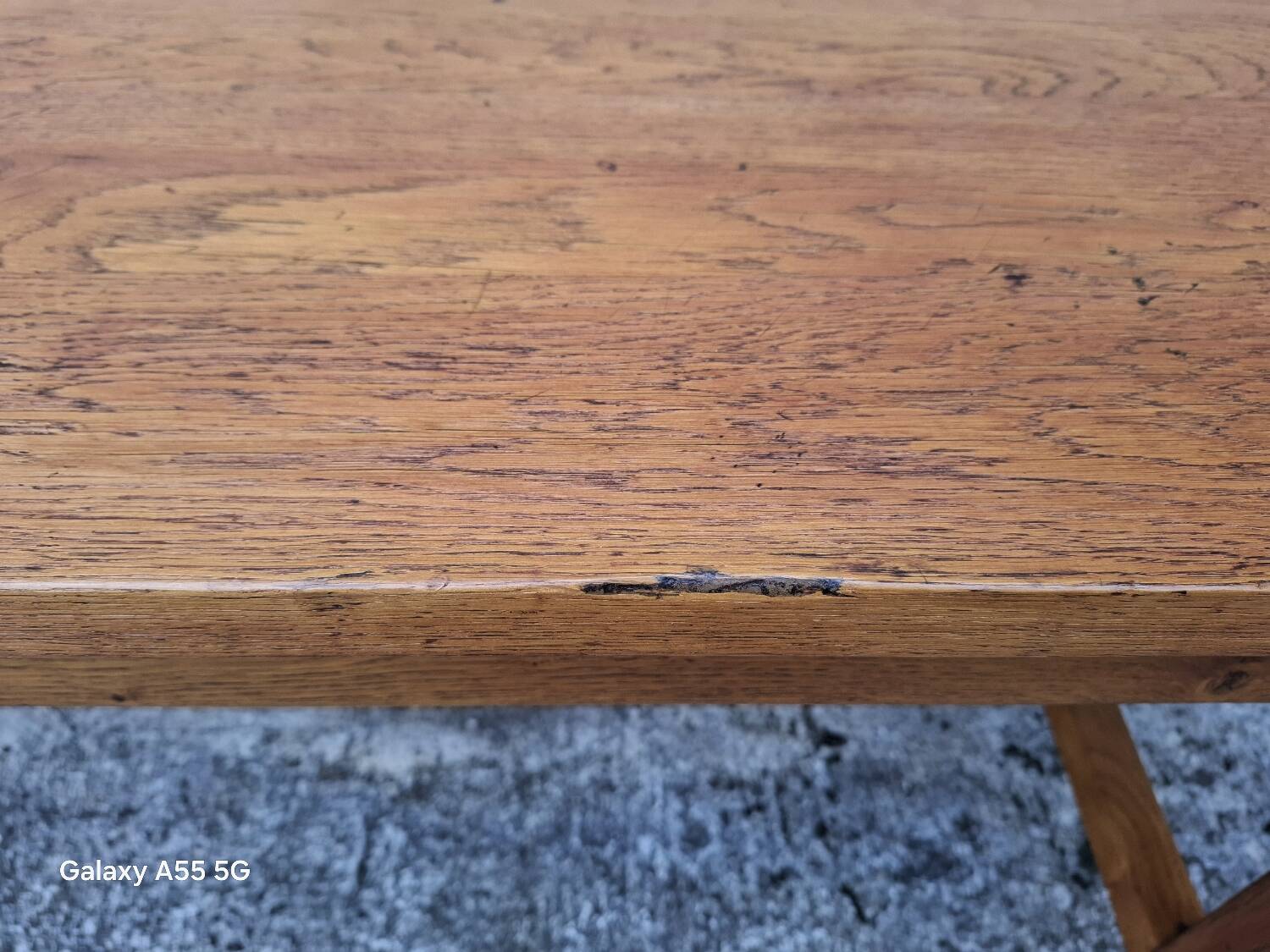 Oak farmhouse table 220 cm