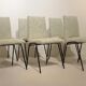 Set of 6 "Robert" chairs by Pierre Guariche for Meurop, 1961