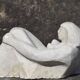 French school (monogrammed MB), Reclining nude woman (circa 1950)