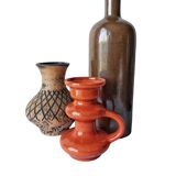 Trio ceramic vases