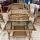 Rattan garden furniture