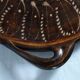 Large vintage platter in glazed pottery