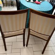 Paire de fauteuils sculptés style Empire – bois acajou